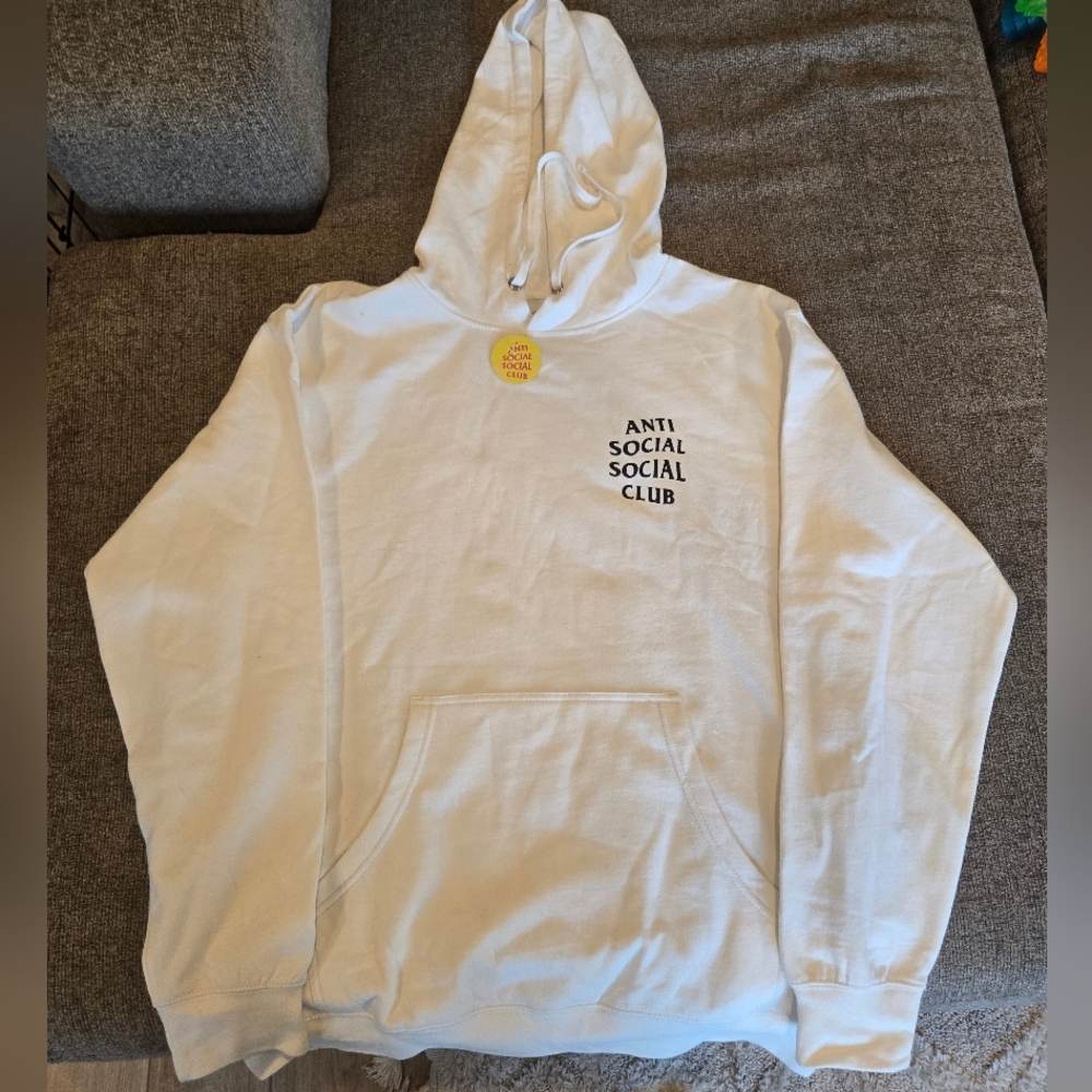 NWT Anti Social Social Club White Hoodie